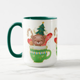 Adorables Christmas Precious Bear Mug
