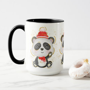 Adorables Christmas Winter Panda Coffee Mug