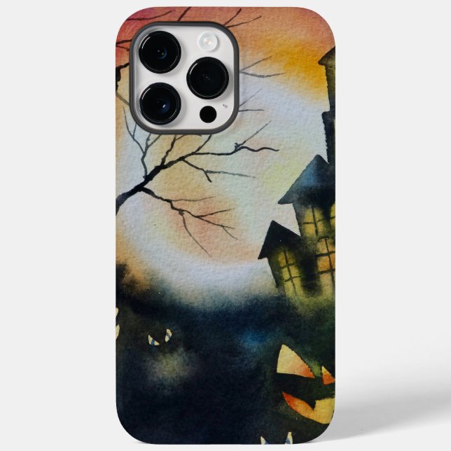 Adorables Halloween Haunted Scene Case-Mate iPhone Case (Back)