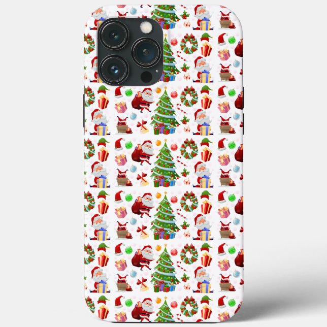Adorables Santa And Christmas Elements    Case-Mate iPhone Case (Back)