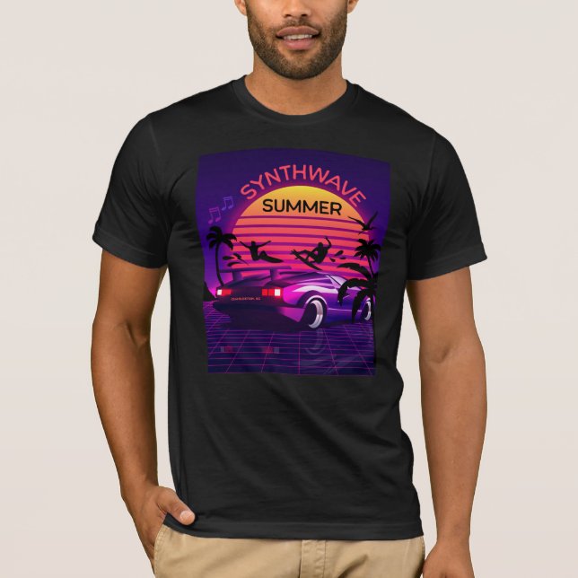 Adorables Synthwave Vaporwave Retro 80s T-Shirt (Front)