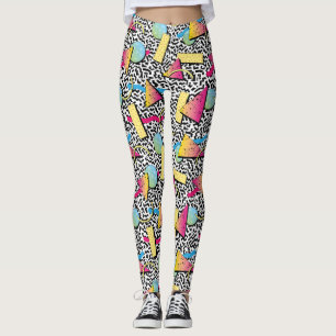 Adorables Synthwave/Vaporwave Style Yoga Leggings