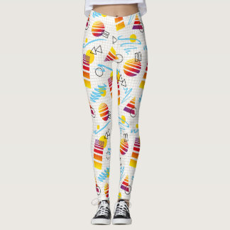 Adorables Synthwave/Vaporwave Style Yoga Leggings