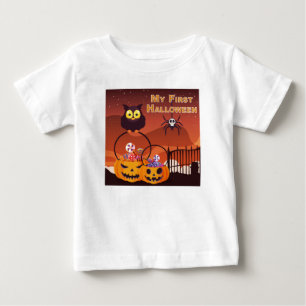 Adorably Cute “My First Halloween” Baby T-Shirt