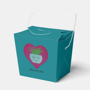 Adorably Funny Aloeve You Aloe Favour Box