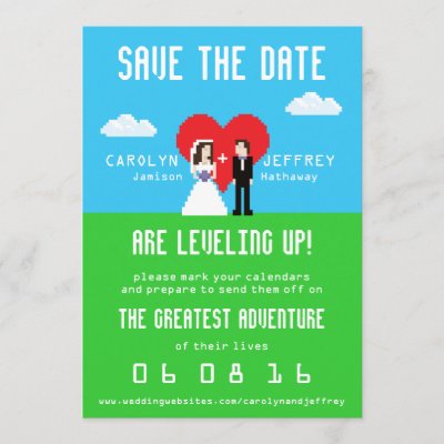 geek error message save the date invitation grey geek error message