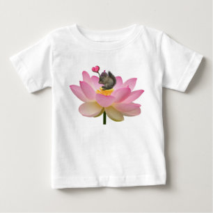 Adorably Sweet Baby Hipster Squirrel Baby T-Shirt