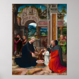 Adoration - Adriaen Isenbrant Fine Art Poster
