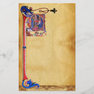 ADORATION OF MAGI CHRISTMAS PARCHMENT Red Gem Stationery