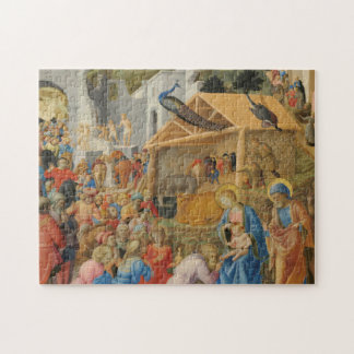 Adoration of Magi Fra Angelico Fra Filippo Lippi Jigsaw Puzzle