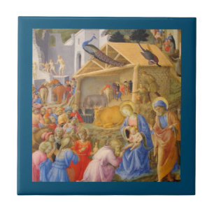 Adoration of Magi Fra Angelico Tile