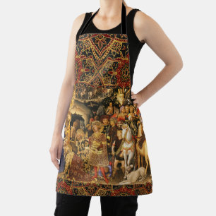 ADORATION OF MAGI  Gentile Da Fabriano, Christmas Apron