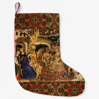 ADORATION OF MAGI  Gentile Da Fabriano, Christmas  Small Christmas Stocking