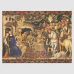 ADORATION OF MAGI  Gentile Da Fabriano, Christmas Tissue Paper<br><div class="desc">Digital collage version and image elaboration by Bulgan Lumini (c)  Gentile Da Fabriano , Adoration of Magi 1423.</div>