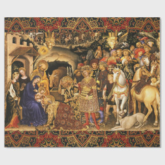 ADORATION OF MAGI  Gentile Da Fabriano, Christmas Wrapping Paper