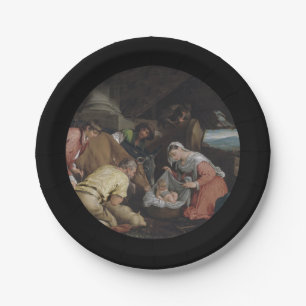 Adoration of Shepherds Paper Plate