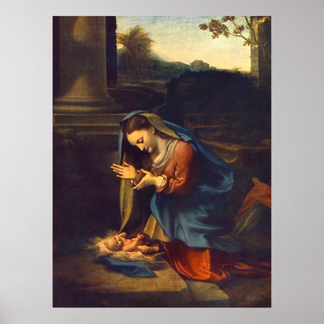 'Adoration of the Child' Poster (Front)