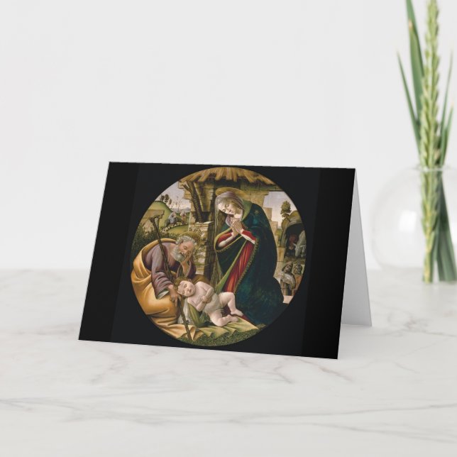 Adoration of the Christ Child Holiday Card (Front)