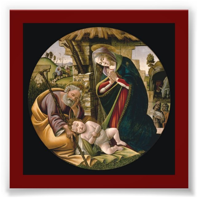 Adoration of the Christ Child Photo Print (Front)