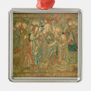 Adoration of the Christ child (Tapestry) Metal Tree Decoration