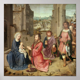 Adoration of the Kings, 1515 Poster