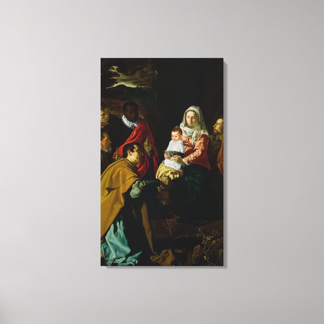 Adoration of the Kings, 1619 Canvas Print (Front)
