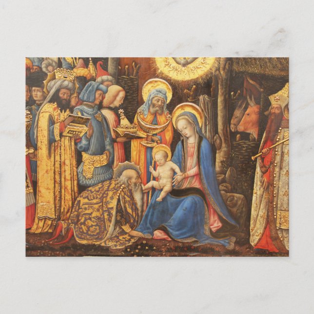 Adoration of the Kings  (Adorazione dei Magi) Postcard (Front)