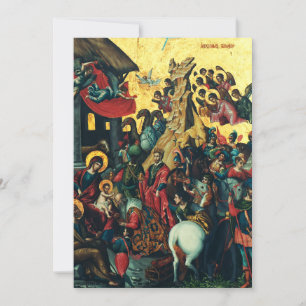 Adoration of the Kings by Michele Damaschino Invitation