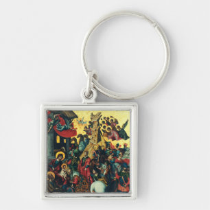 Adoration of the Kings by Michele Damaschino Key Ring