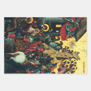 Adoration of the Kings by Michele Damaschino Wrapping Paper Sheet