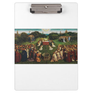 Adoration of the Lamb by Jan van Eyck Clipboard