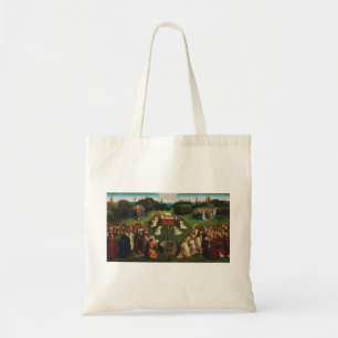 Adoration of the Lamb by Jan van Eyck Tote Bag