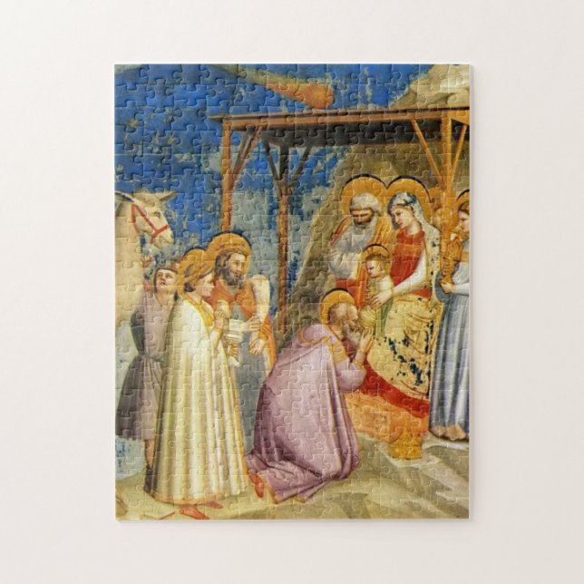 Adoration Of The Magi 1305 Giotto Jigsaw Puzzle (Vertical)