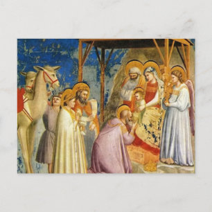Adoration Of The Magi 1305 Giotto Postcard