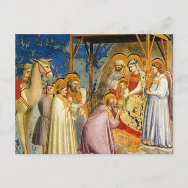 Adoration Of The Magi 1305 Giotto Postcard (Front)
