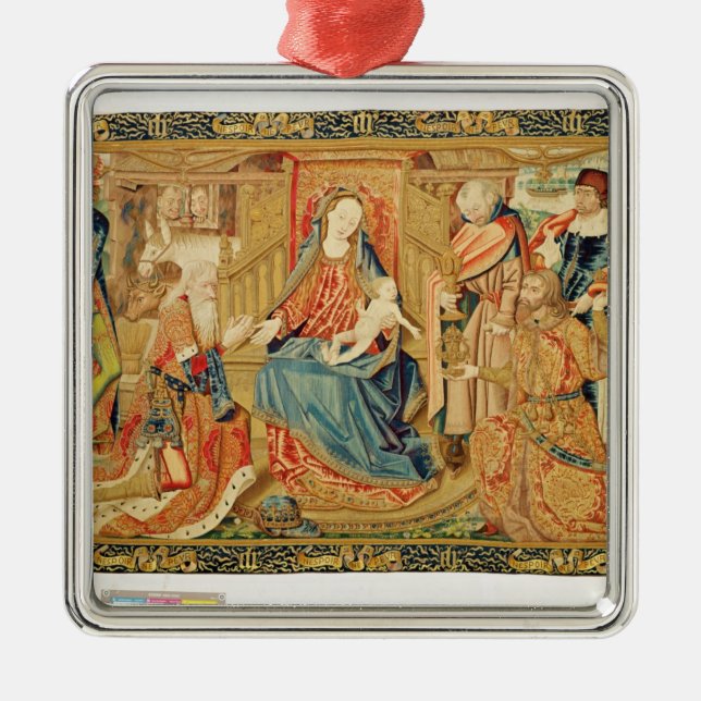 Adoration of the Magi, 15th-16th century Metal Tree Decoration (Front)