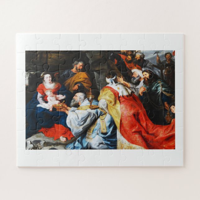 Adoration of the Magi art Jigsaw Puzzle (Horizontal)