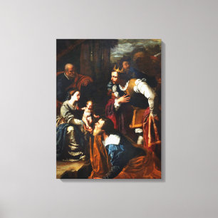 Adoration of the Magi - Artemisa Gentileschi Canvas Print