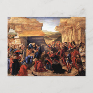 Adoration of the Magi - Botticelli Postcard