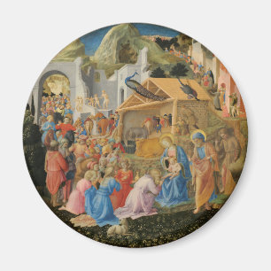 Adoration of the Magi by Fra Angelico and Filippo  Magnet
