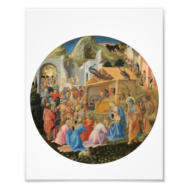 Adoration of the Magi by Fra Angelico and Filippo  Photo Print (Front)