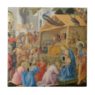 Adoration of the Magi by Fra Angelico and Filippo  Tile