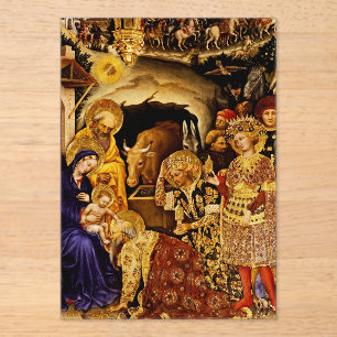 Adoration of the Magi by Gentile da Fabriano Acrylic Invitations