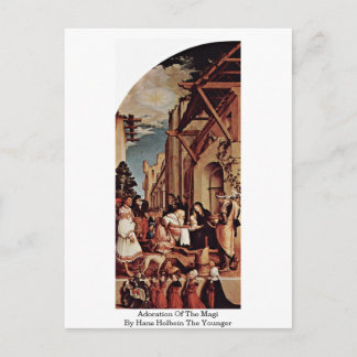 Adoration Of The Magi By Hans Holbein The Younger Postcard
