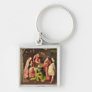 Adoration of the Magi by Hieronymus Bosch Key Ring