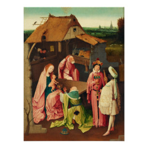 Adoration of the Magi by Hieronymus Bosch Poster
