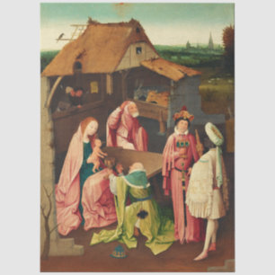 Adoration of the Magi by Hieronymus Bosch Tissue Paper