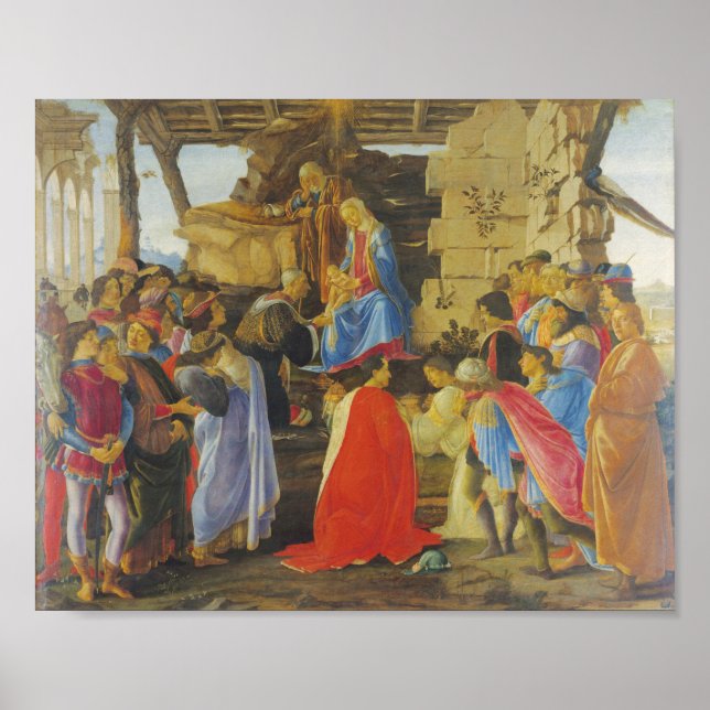 Adoration of the Magi by Sandro Botticelli 1475 Poster (Front)