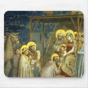 Adoration of the Magi, c.1305 Mouse Mat
