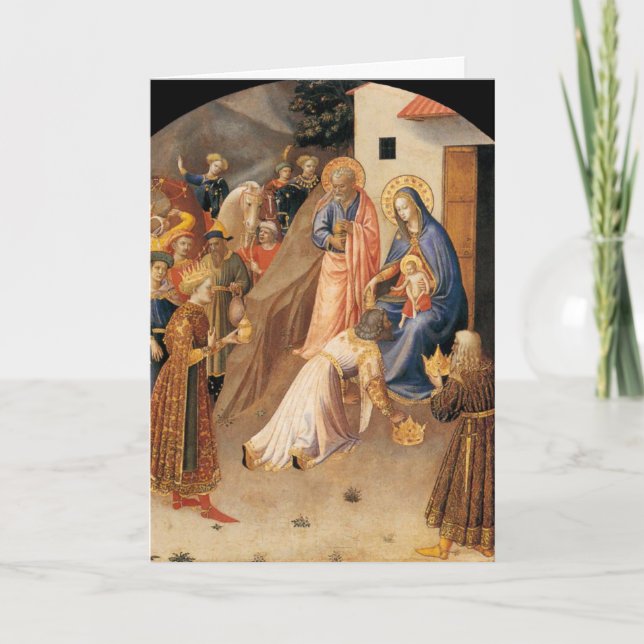 Adoration of the Magi Christmas Card (Front)